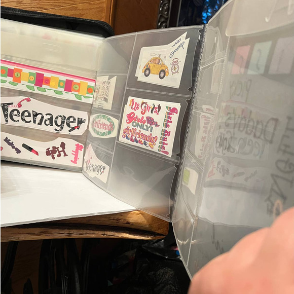 Create A Bag Generations Journaling Supplies Clear Plastic Insert Zippered Tote - Picture 6 of 8